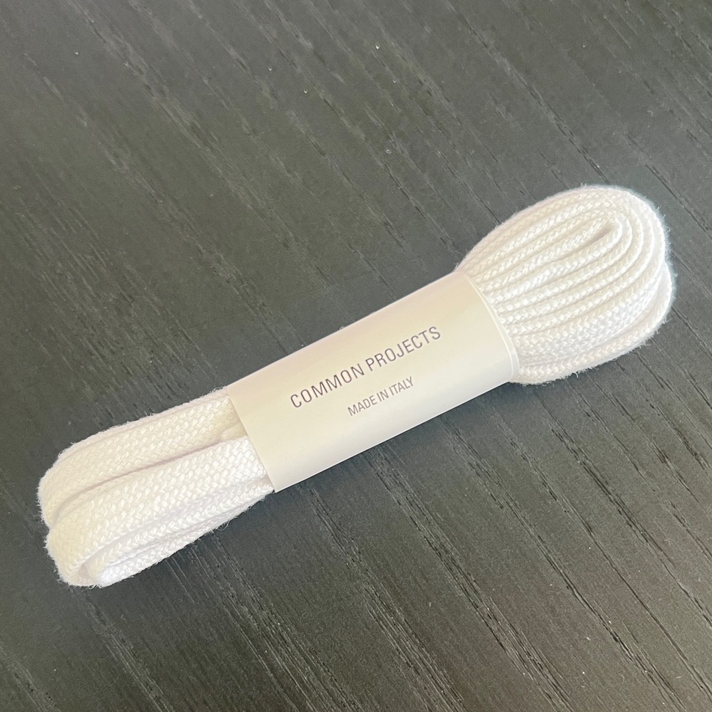NWT common projects white laces
